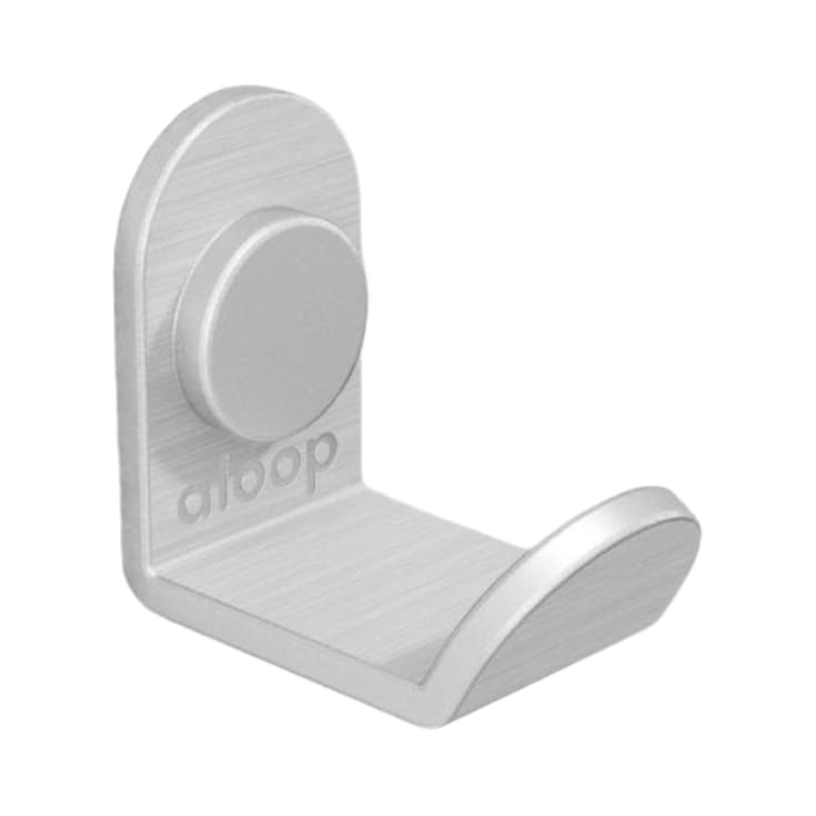Aloop X 1 håndklædekrog, mat aluminium