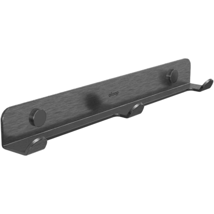 Aloop X 3 knaggrekke, 27,5 cm, kullsvart