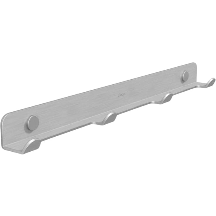 Aloop X 4 knagerække, 37,5 cm, mat aluminium