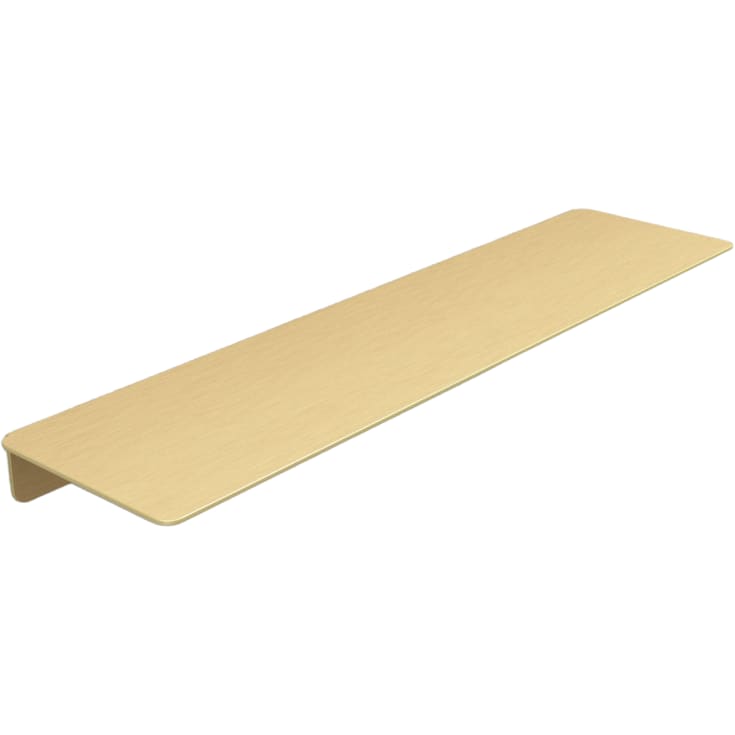 Aloop X hylde, 79,5x15 cm, børstet guld