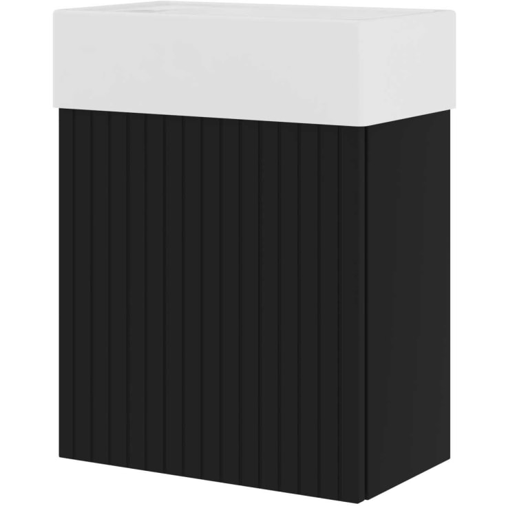 Sanibell Proline tvättställsunderskåp, 40x23 cm, matt svart