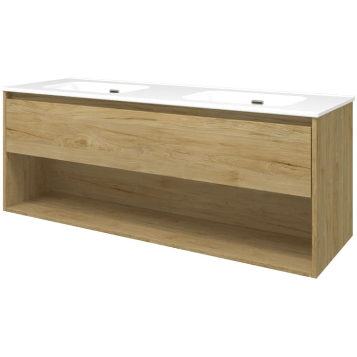 Sanibell Proline møbelpakke, 141x46,8 cm, ideal eik