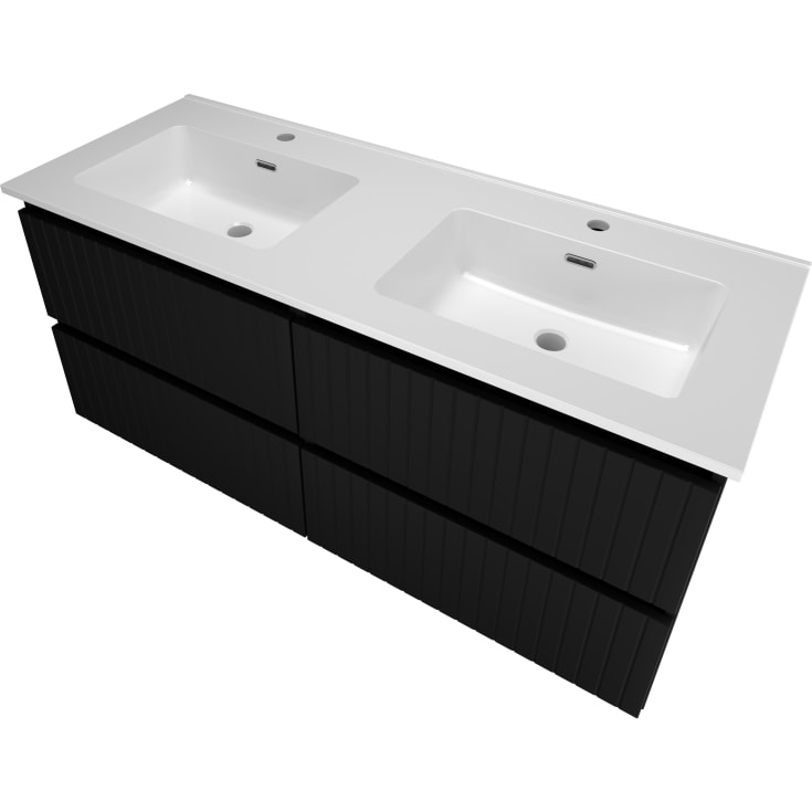 Sanibell Proline möbelpaket, 121x46,8 cm, matt svart