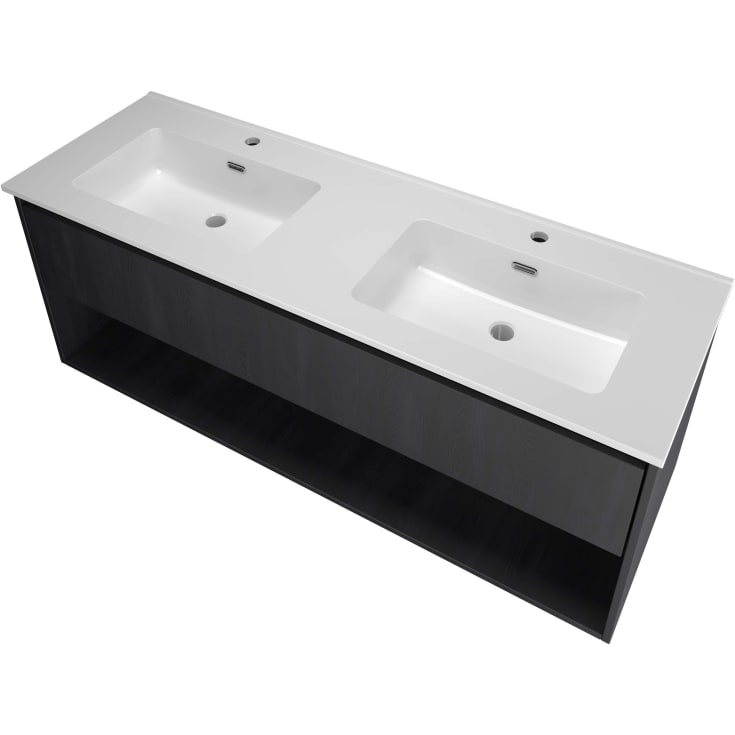 Sanibell Proline möbelpaket, 141x46,8 cm, svart ek