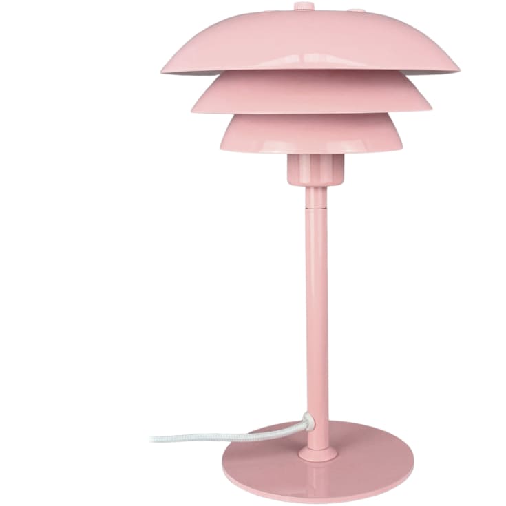 Dyberg Larsen Sixteen bordlampe, lyserød