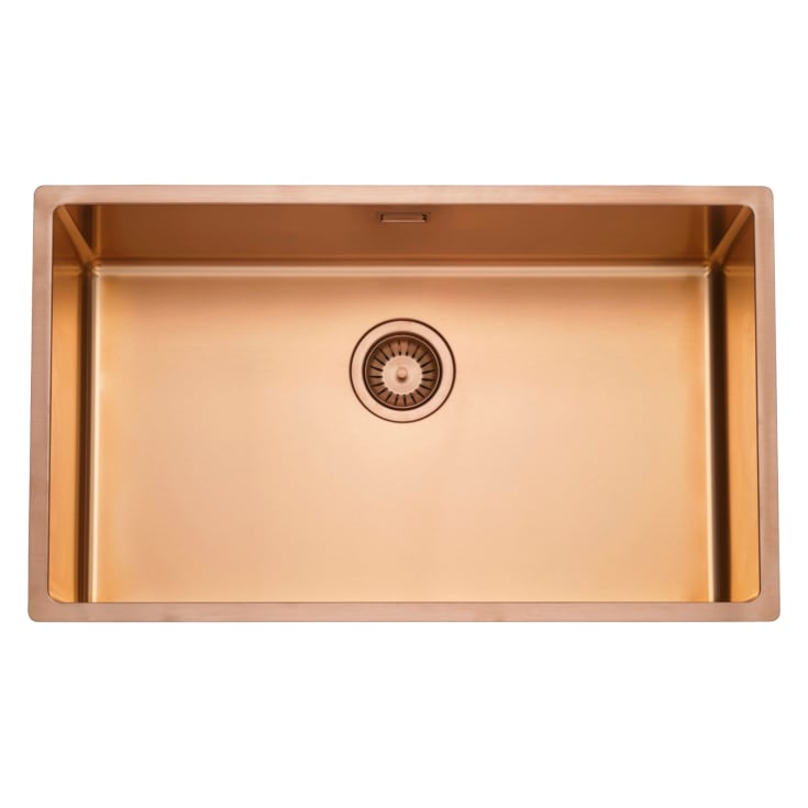 Contura Sharp 700 køkkenvask, 74x44 cm, kobber
