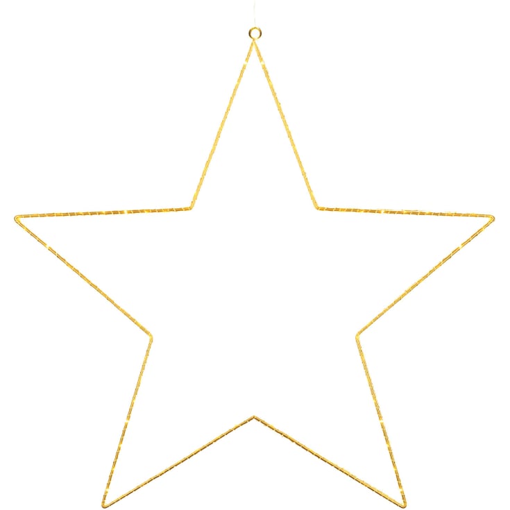 Sirius Liva stjärna, 80 färgskiftande ljus, 80 ljus, guld