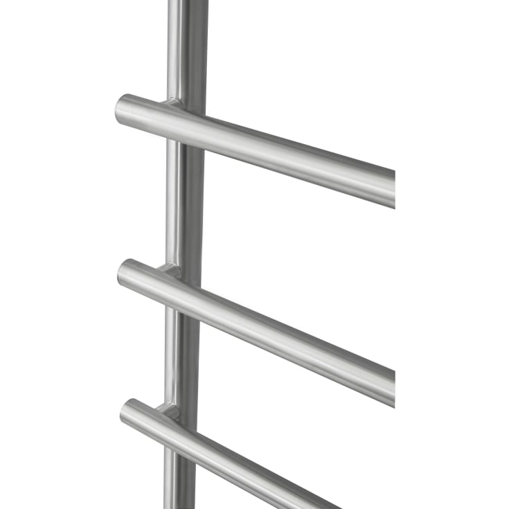 Cassøe Lazio håndklædetørrer, el, 50x120 cm, børstet rustfrit stål
