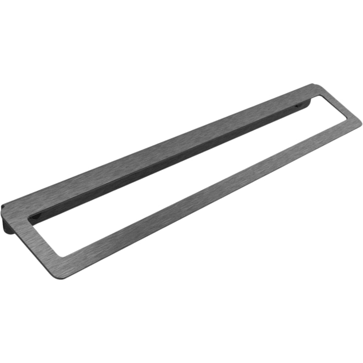 Aloop X håndklædestang, 59,5 cm, børstet sort