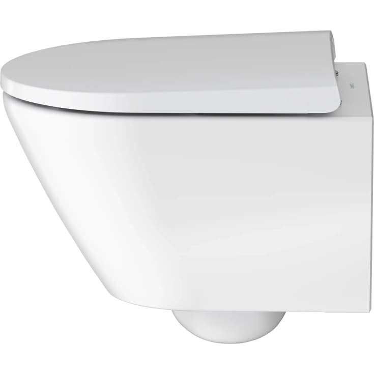 Duravit D-Neo vegghengt toalett, uten skyllekant, hvit