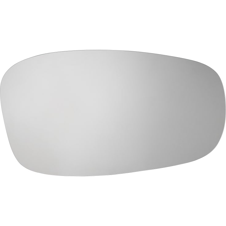 Loevschall Nibe spejl med lys, 56,5x101,5 cm