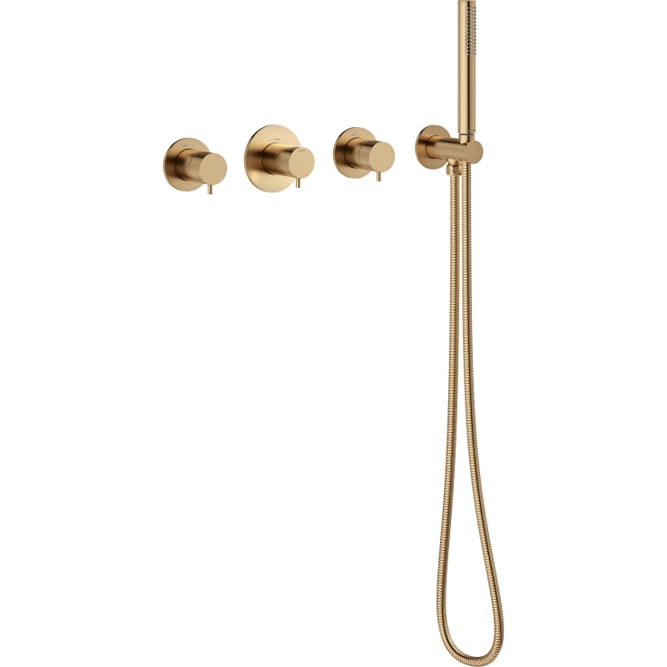 Damixa Silhouet BS1 indbygget brusesystem, indbygget bronze