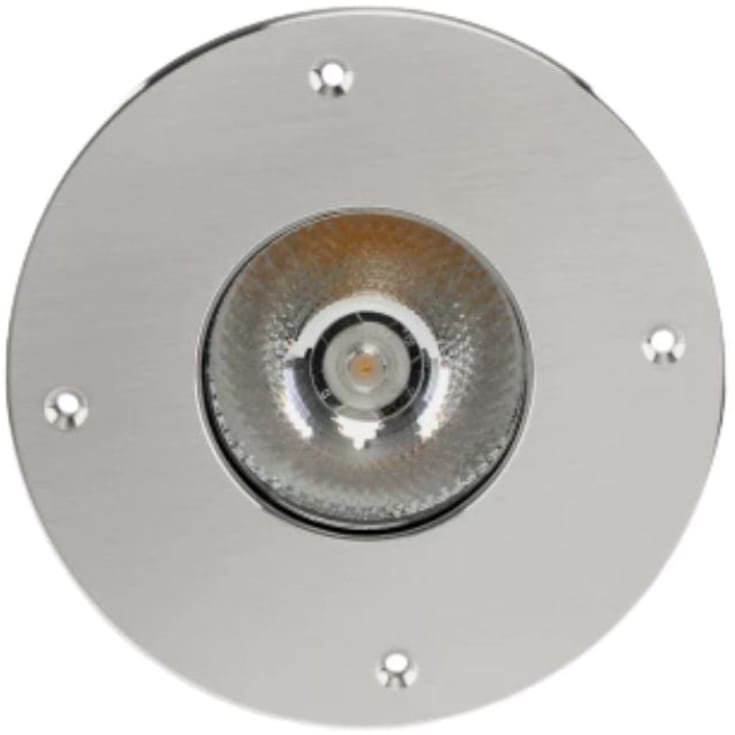 Guldbegravd RF stål/alu medium 12/24V 2700k 20° 18W