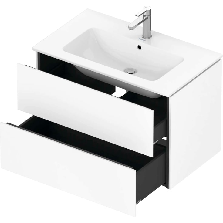 Duravit L-Cube tvättställsunderskåp, 82x48 cm, matt vit