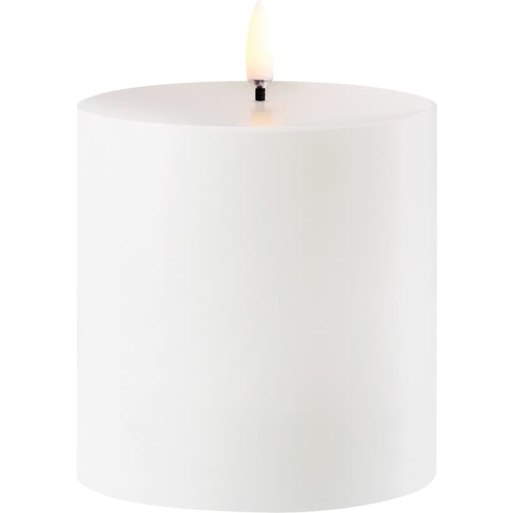 Uyuni udendørs LED bloklys, hvid