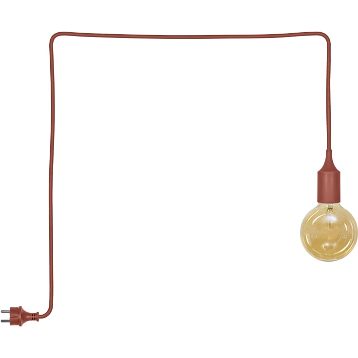 Osram Endura Decor udendørs genopladelig pendel, 5 meter, brun