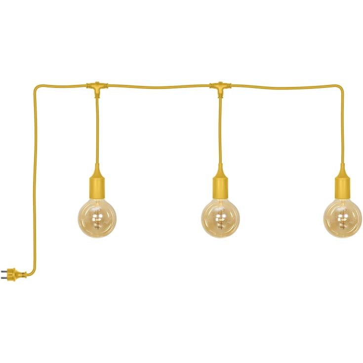 Osram Endura Decor udendørs genopladelig pendel, 7 meter, gul
