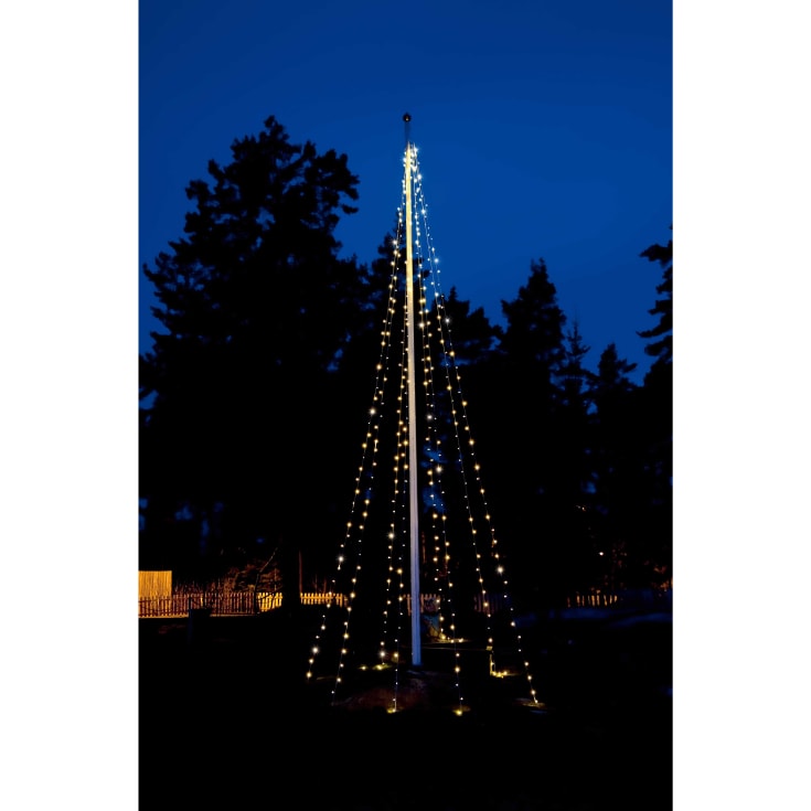 Veli Line lyskæde til flagstang, 7 meter