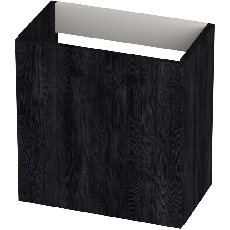 Sanibell Proline tvättställsunderskåp, 40x23 cm, träkol ek
