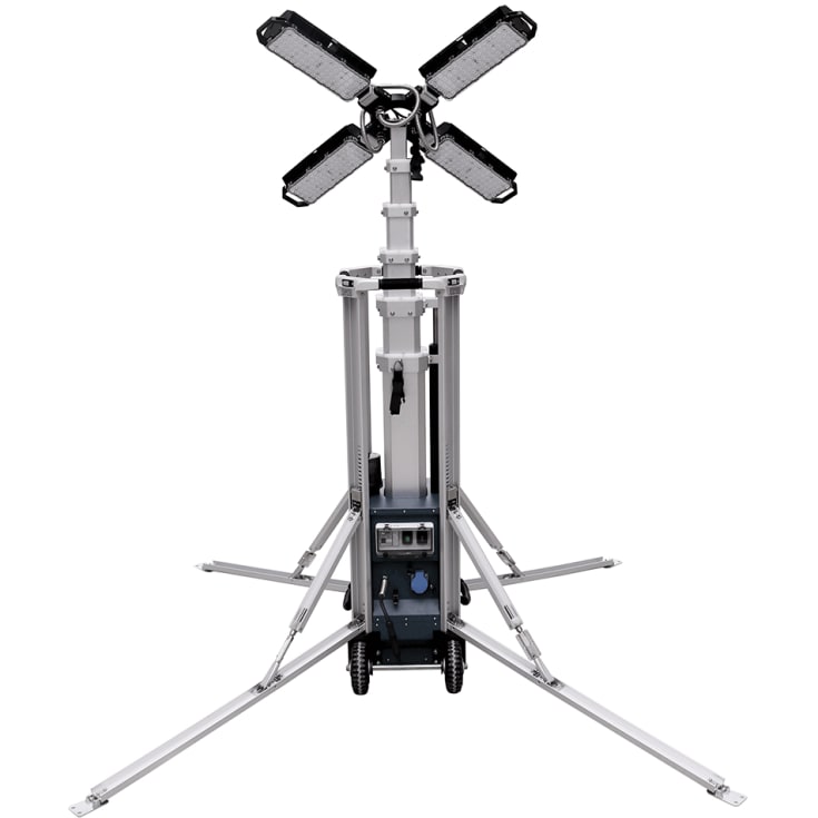 Lena lysmast TTL 112.000, mobil, 112000 lumen