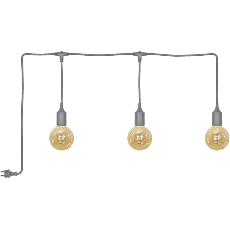 Osram Endura Decor utendørs pendel, 7 meter, grå