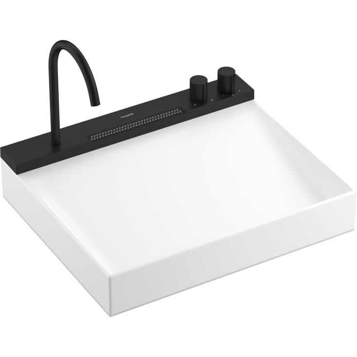 Hansgrohe Avalegra Aquaunit hÄndvask med armatur, 58x47,5 cm, mat sort