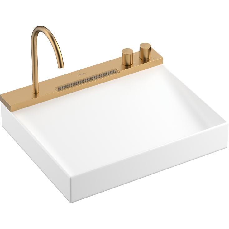 Hansgrohe Avalegra Aquaunit håndvask med armatur, 58x47,5 cm, børstet bronze