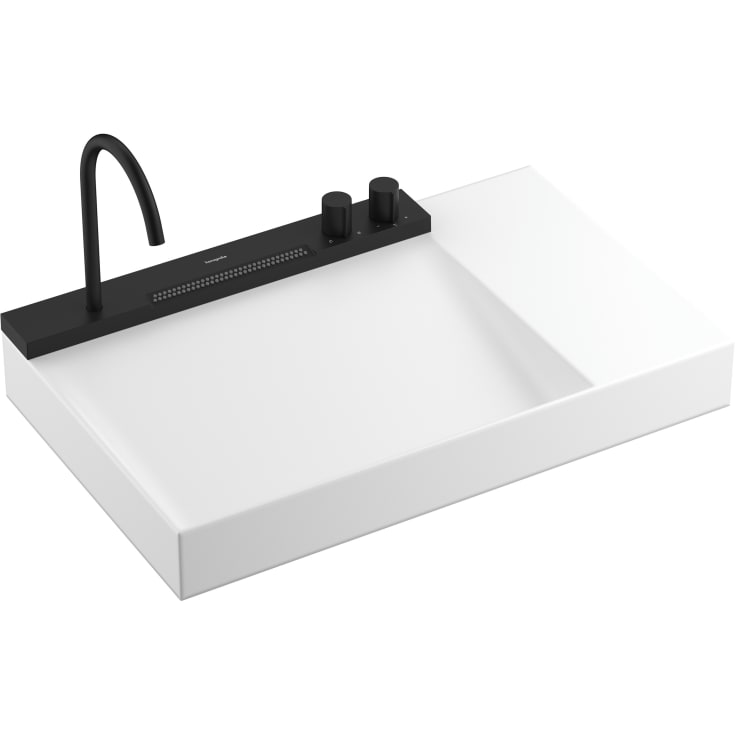 Hansgrohe Avalegra Aquaunit servant med armatur, 78x47,5 cm, matt sort