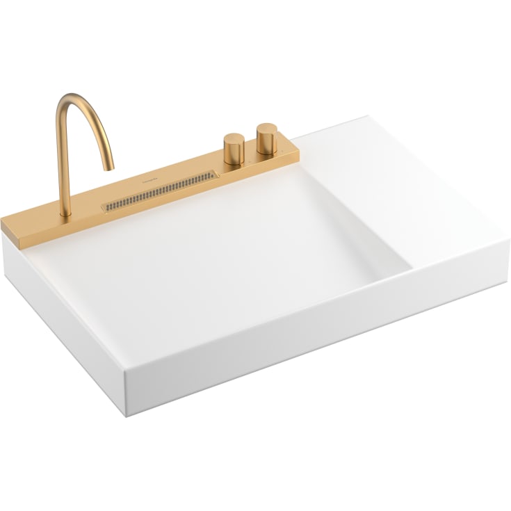 Hansgrohe Avalegra Aquaunit håndvask med armatur, 78x47,5 cm, børstet bronze