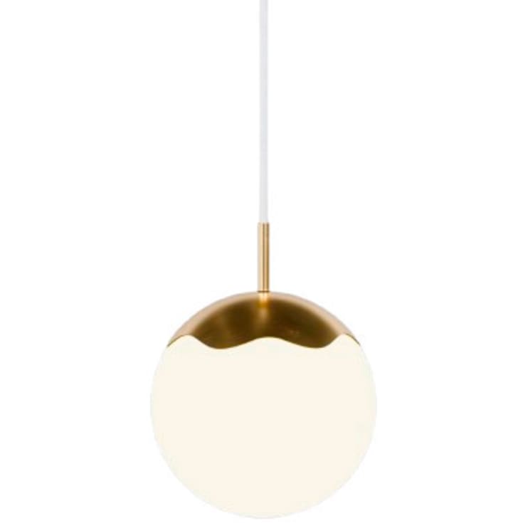 Rebello Decor Circle of Life pendellampe, hvit ledning, Ø20 cm