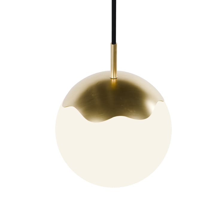Rebello Decor Circle of Life pendellampe, sort ledning, Ø20 cm