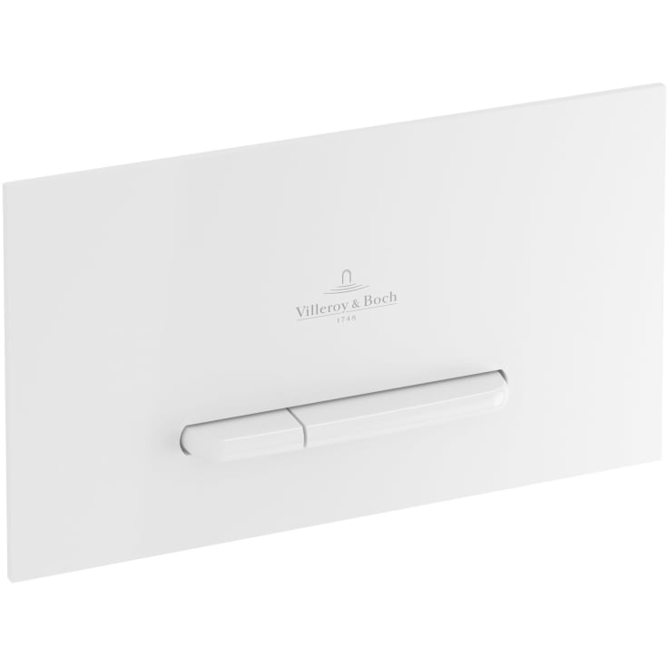 Villeroy & Boch ViConnect 300S betjeningsplate, dobbel spyling, hvit
