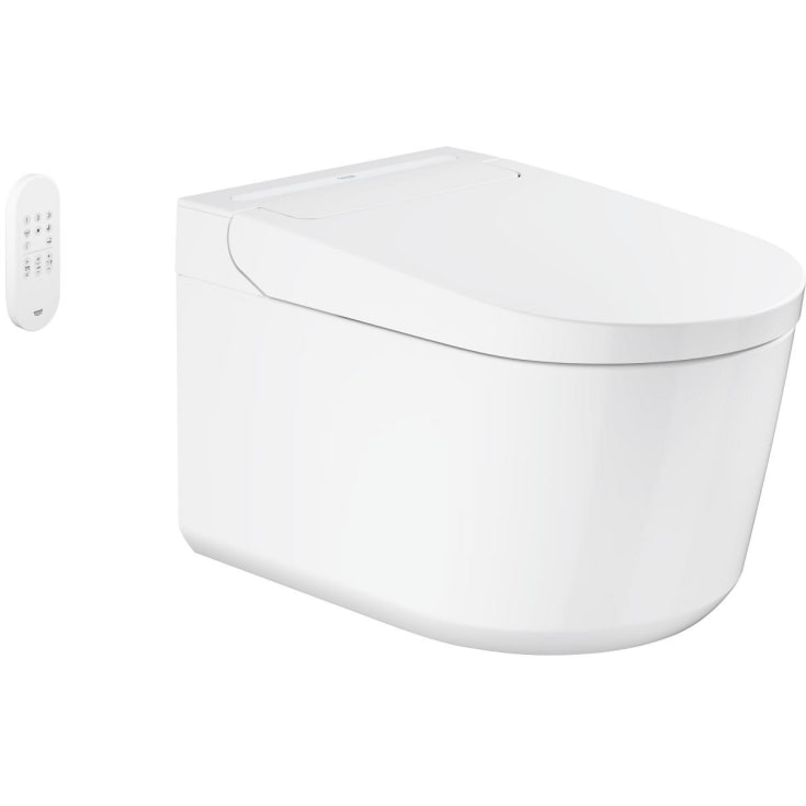 Grohe Sensia Basic væghængt douchetoiletpakke, uden skyllekant, antibakteriel, hvid