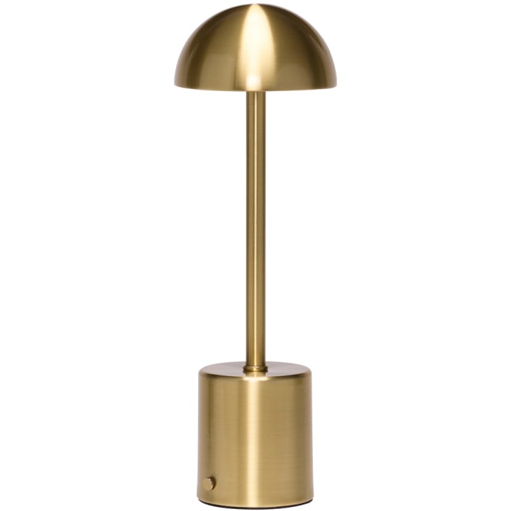 Hübsch Taten oppladbar bordlampe, messing