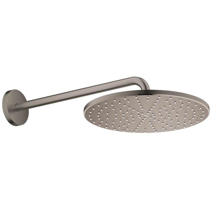 Grohe Rainshower Mono takdusj, Ø31 cm, vannbesparende, børstet sort krom
