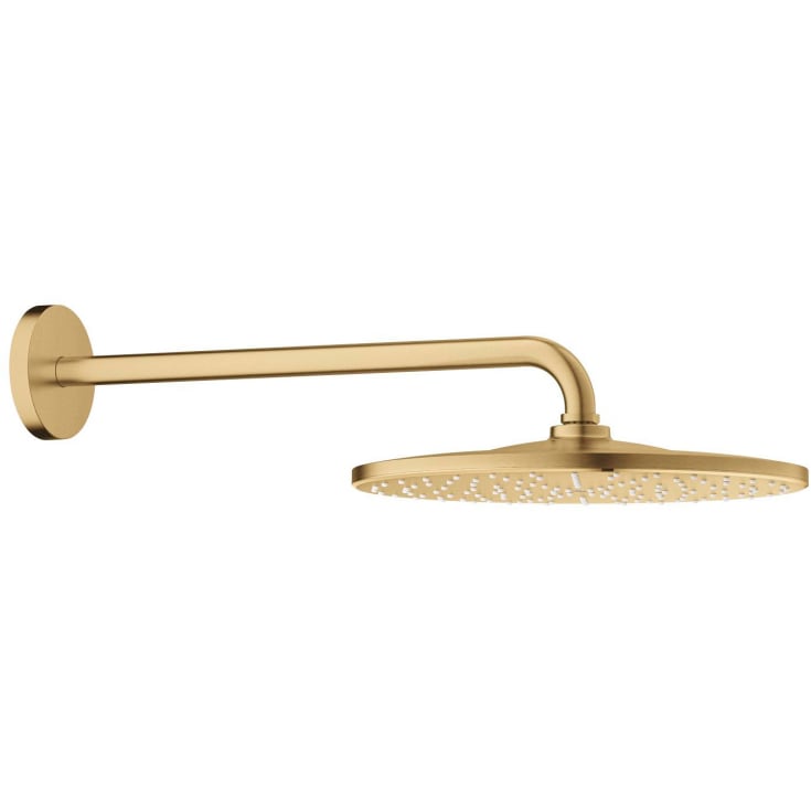 Grohe Rainshower Mono takdusch, Ø31 cm, vandbesparende, borstad mässing