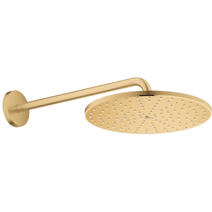 Grohe Rainshower Mono takdusch, Ø31 cm, vandbesparende, borstad mässing