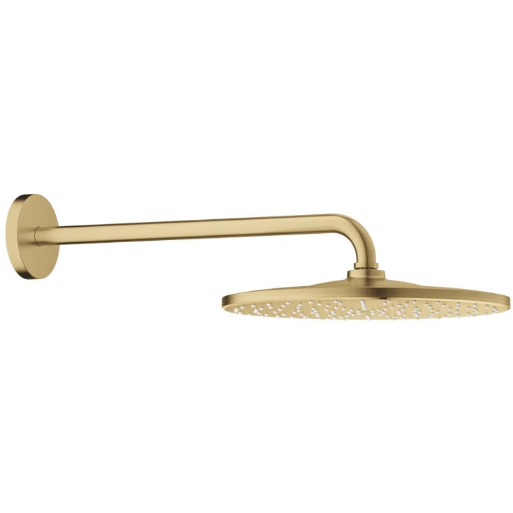 Grohe Rainshower Mono takdusch, Ø31 cm, vandbesparende, borstad mässing