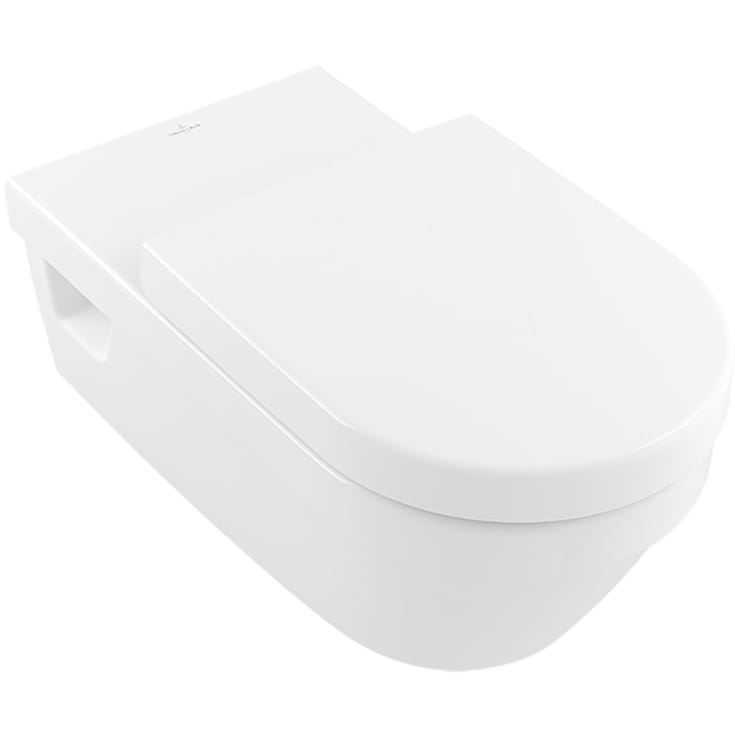 Villeroy & Boch ViCare vegghengt toalett, uten skyllekant, 37x70 cm, hvit