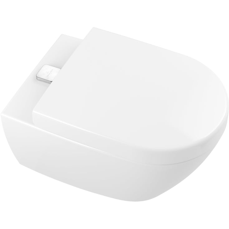 Villeroy & Boch Subway 2.0 ViFresh vegghengt toalett, uten spylekant, med CeramicPlus, hvit