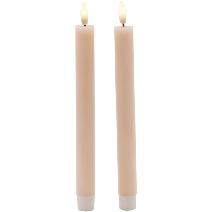 Sirius Sille LED kronelys, batteri, ferskenrosa