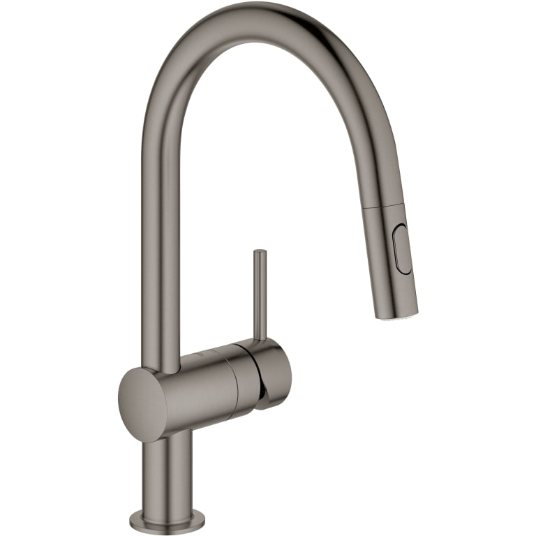 Grohe Minta køkkenarmatur, udtrækstud, sort krom | 32321AL2