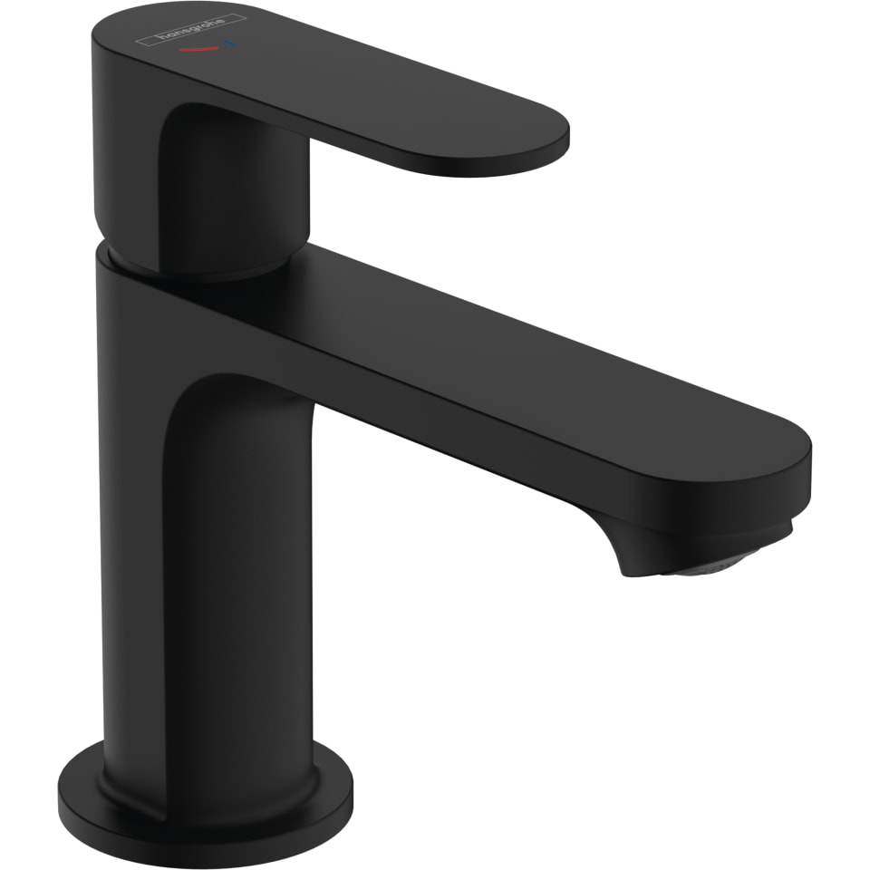Vp1 Mat Sort Hansgrohe Rebris S 80 håndvaskarmatur, mat sort | 72513670 | Bestil ...