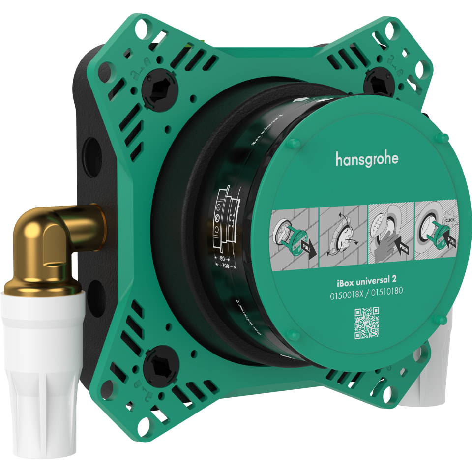 Installing Ibox Hansgrohe iBox Universal 2 indbygningsdel med lækagesikringer | 01510180