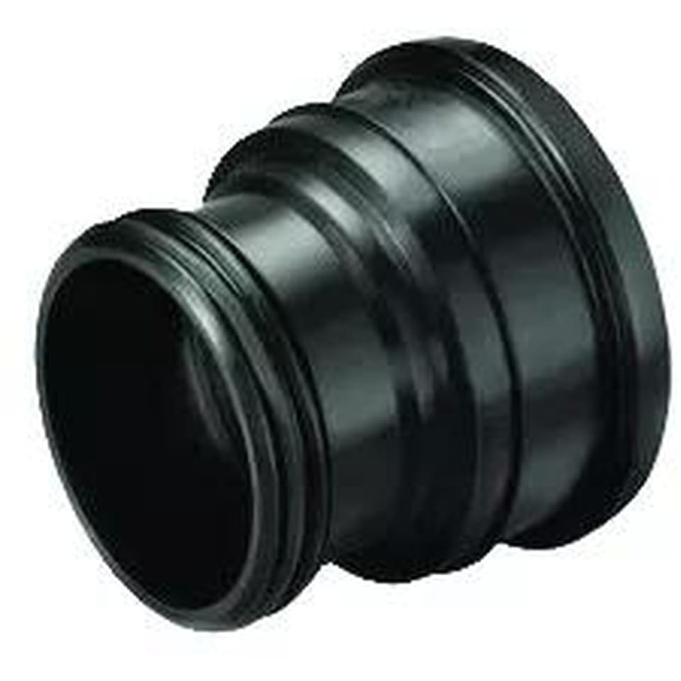 Wavin Wafix 110 mm PP erstatningsmuffe, sort | 2214828