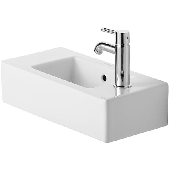 Duravit Vero håndvask, 50x25 cm, venstre, hvid