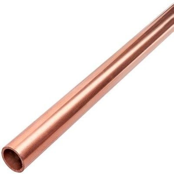 Kobberrør 10 - 1,0 mm hårde, 5 mtr