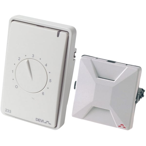 DEVIreg termostat med i hvid til | 19112321 | LavprisVVS.dk