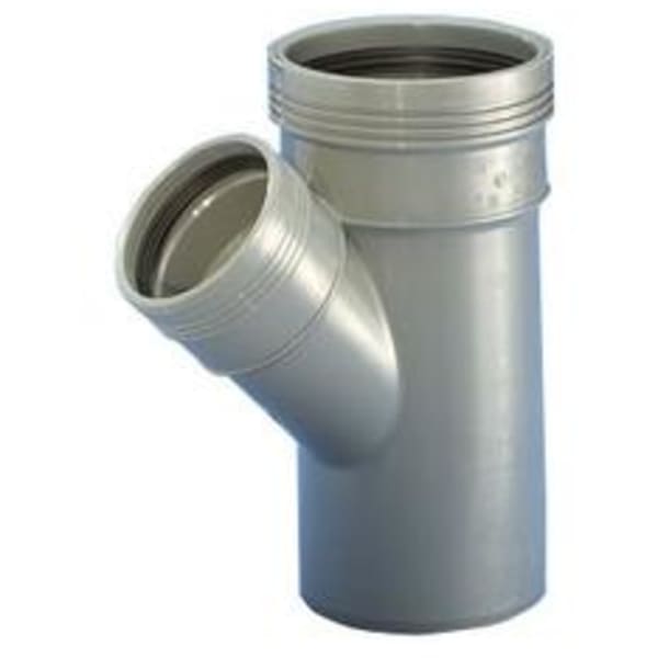 Htp Gren 45 Gr. 110/50Mm Med 2 Muffer Grå