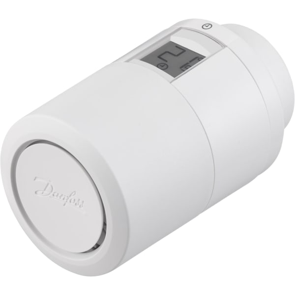 Danfoss Eco 2 programbar elektronisk termostat til RA-2000 inkl adaptere | 014G1115 | BilligVVS.dk
